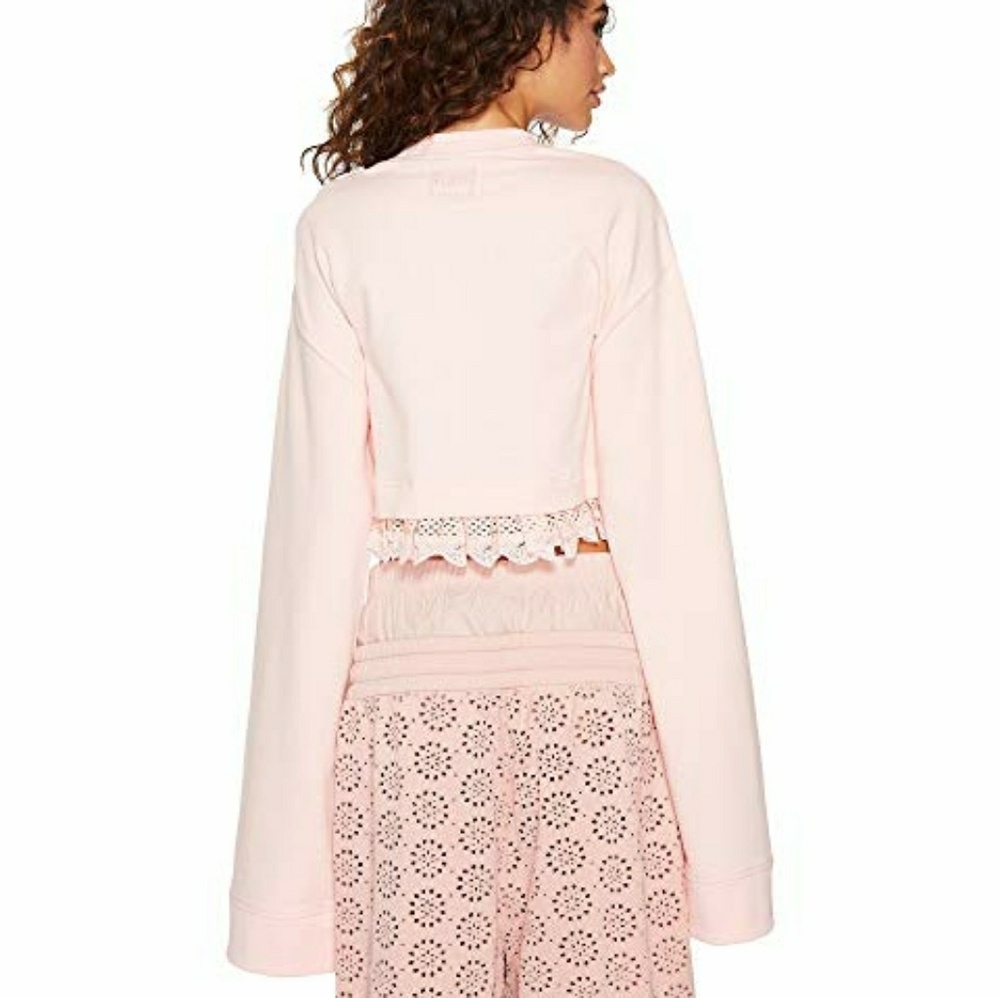 *24 Hour Sale*FENTY Crystal Rose Cropped Sweater - Picture 3 of 4